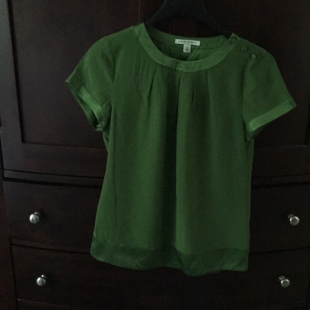 Banana Republic silk top.
